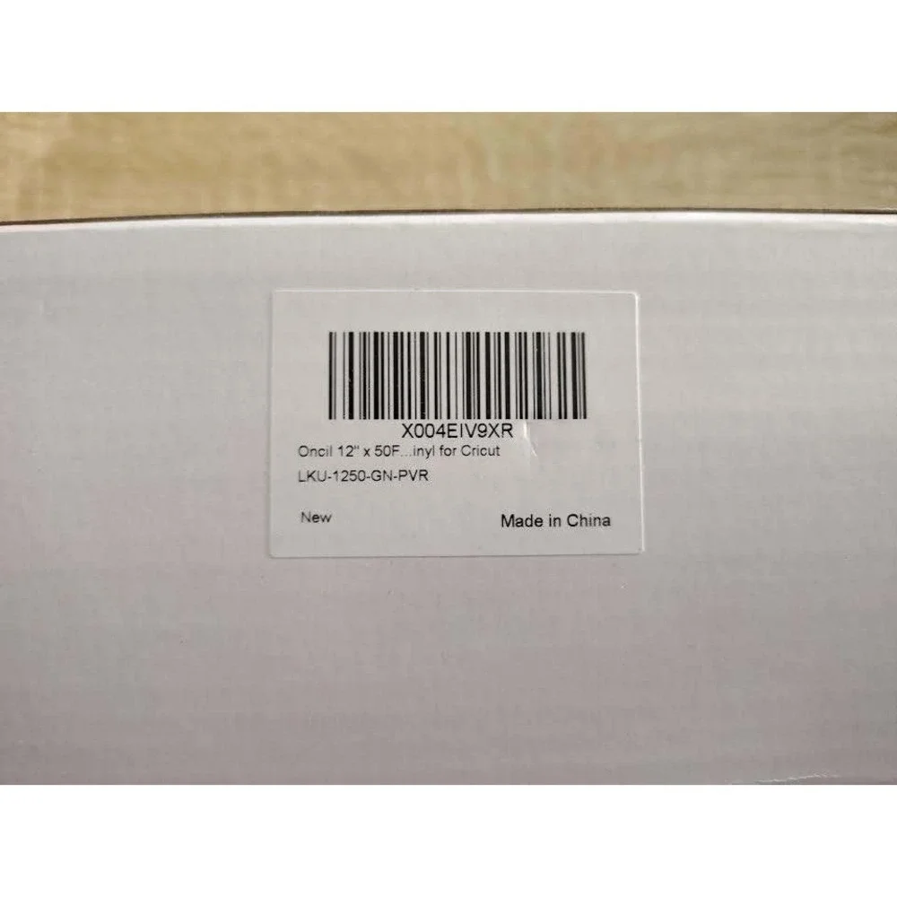 Oncial 12 Inch x 50 Foot Green Vinyl for Cricut Crafting Projects